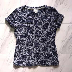 Anthropologie Postcard Floral T-shirt